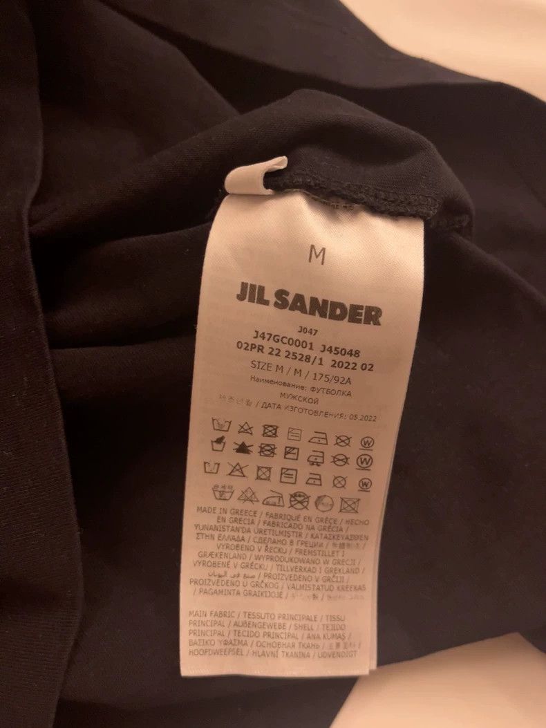 Jil Sander Jil Sander black labeled T-shirt Size M / US 6-8 / IT 42-44 - 3 Thumbnail
