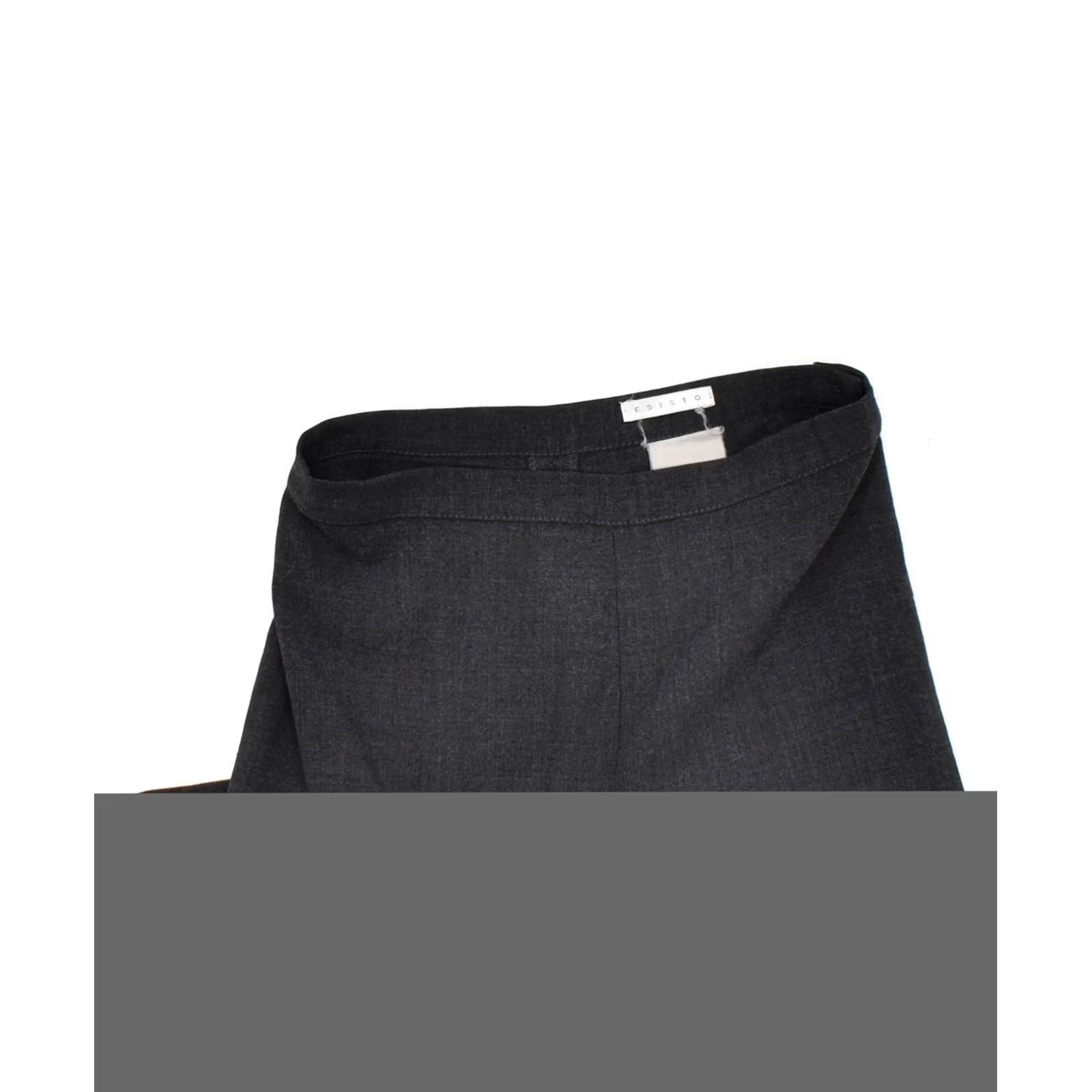Vintage VINTAGE ESISTO Womens Straight Suit Trousers Grey W26 L28 DA01 Size 26" / US 2 / IT 38 - 3 Thumbnail