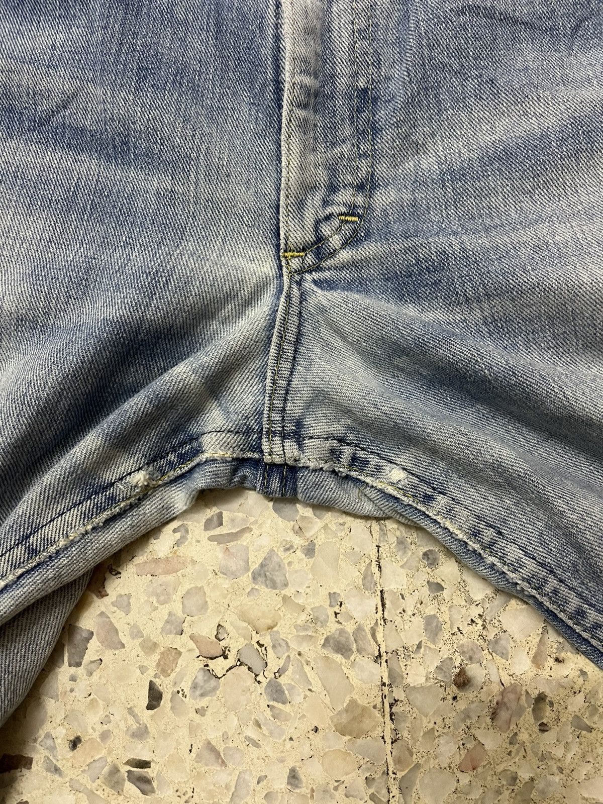 Lee Vintage 70s LEE Rider scovill zipper distressed denim Size US 32 / EU 48 - 6 Thumbnail
