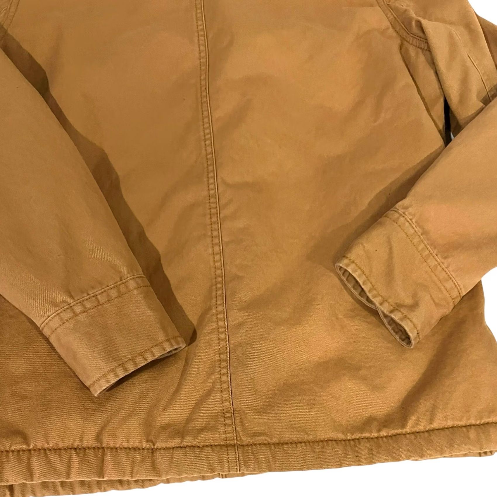 Vintage VINTAGE St John’s Bay Barn Chore Jacket Mens Shacket Cotton Twill Tan Sz S Sherpa Lined Size US S / EU 44-46 / 1 - 5 Thumbnail