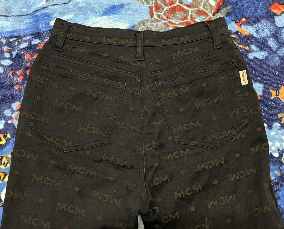 MCM Rare🔥MCM Monogram Fullprint Pant Size 26" / US 2 / IT 38 - 3 Thumbnail