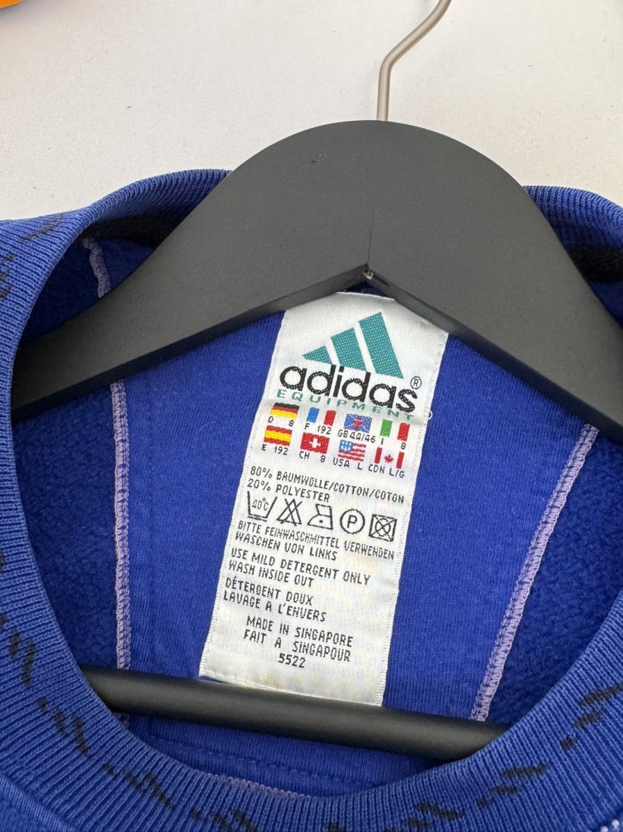 Vintage Adidas Equipment Vintage Crewneck retro sweatshirt y2k Size US L / EU 52-54 / 3 - 7 Thumbnail