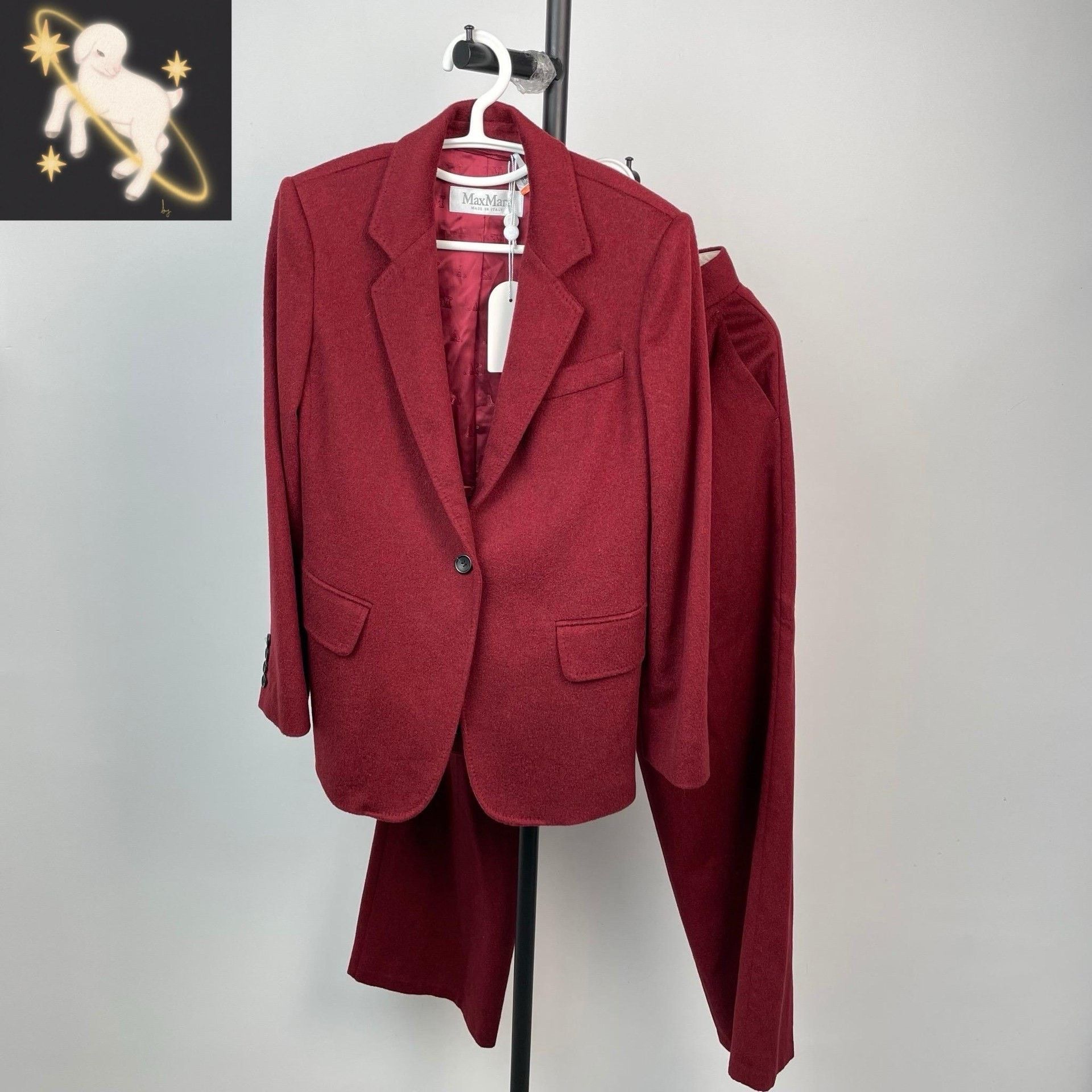 Max Mara Max Mara Formal Red Jacket 38 Women Size S / US 4 / IT 40 - 1 Thumbnail