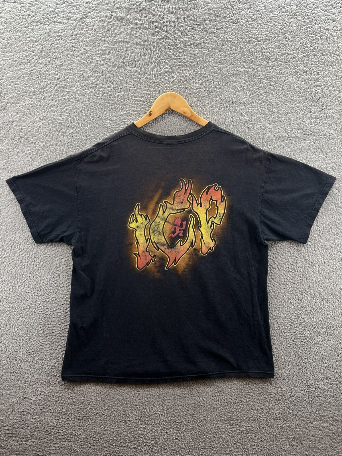 Other Insane Clown Posse Black T-Shirt Skull Flames Double Sided Size US XL / EU 56 / 4 - 2 Thumbnail
