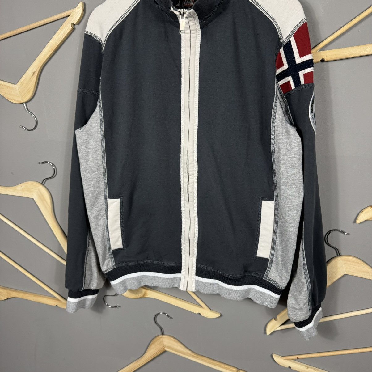 Napapijri Napapijri Zip Track Jacket Size US L / EU 52-54 / 3 - 5 Thumbnail