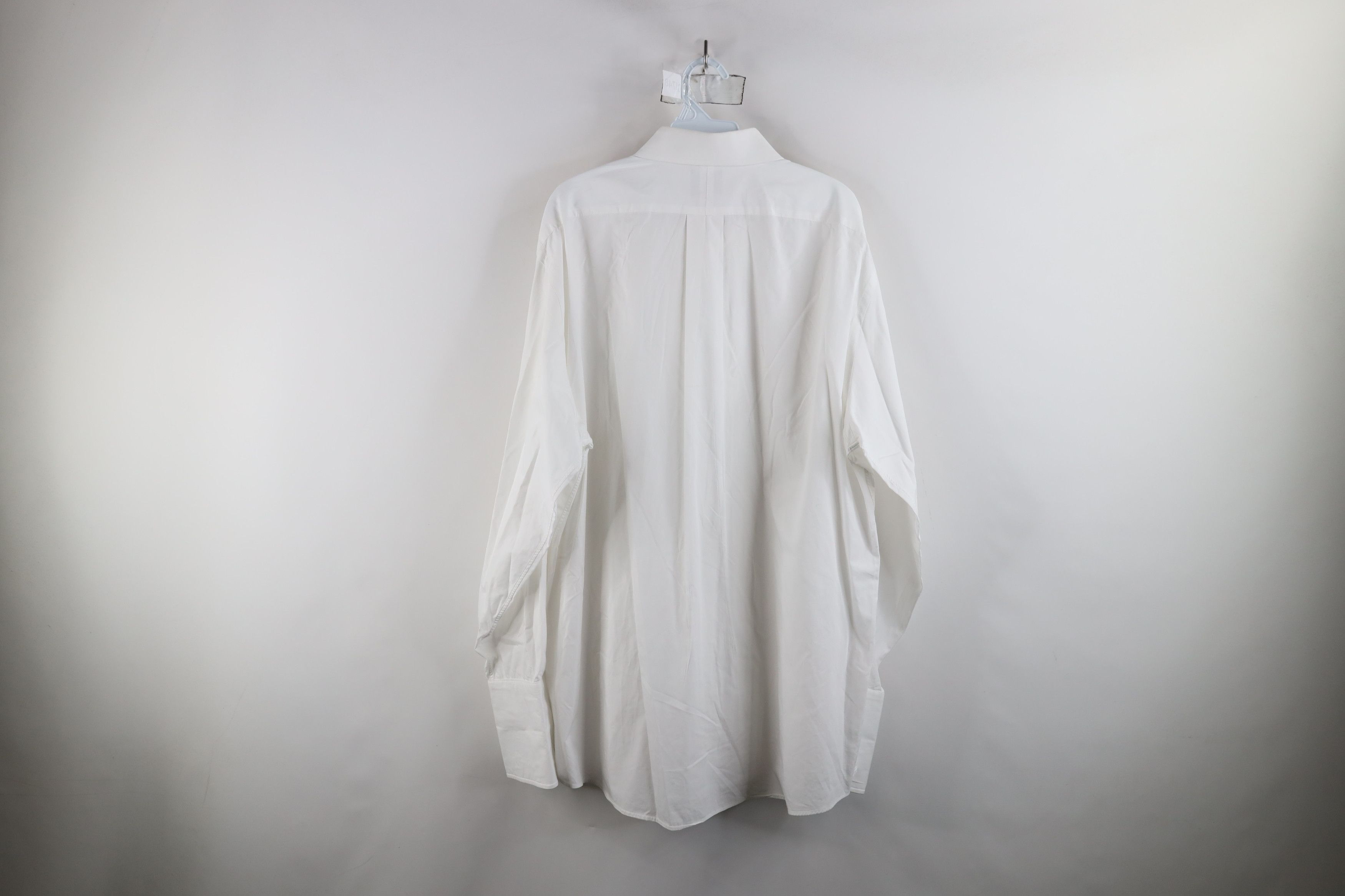 Jos. A. Bank × Vintage Jos A Bank French Cuff Tuxedo Prom Button Dress Shirt White Size US M / EU 48-50 / 2 - 12 Thumbnail