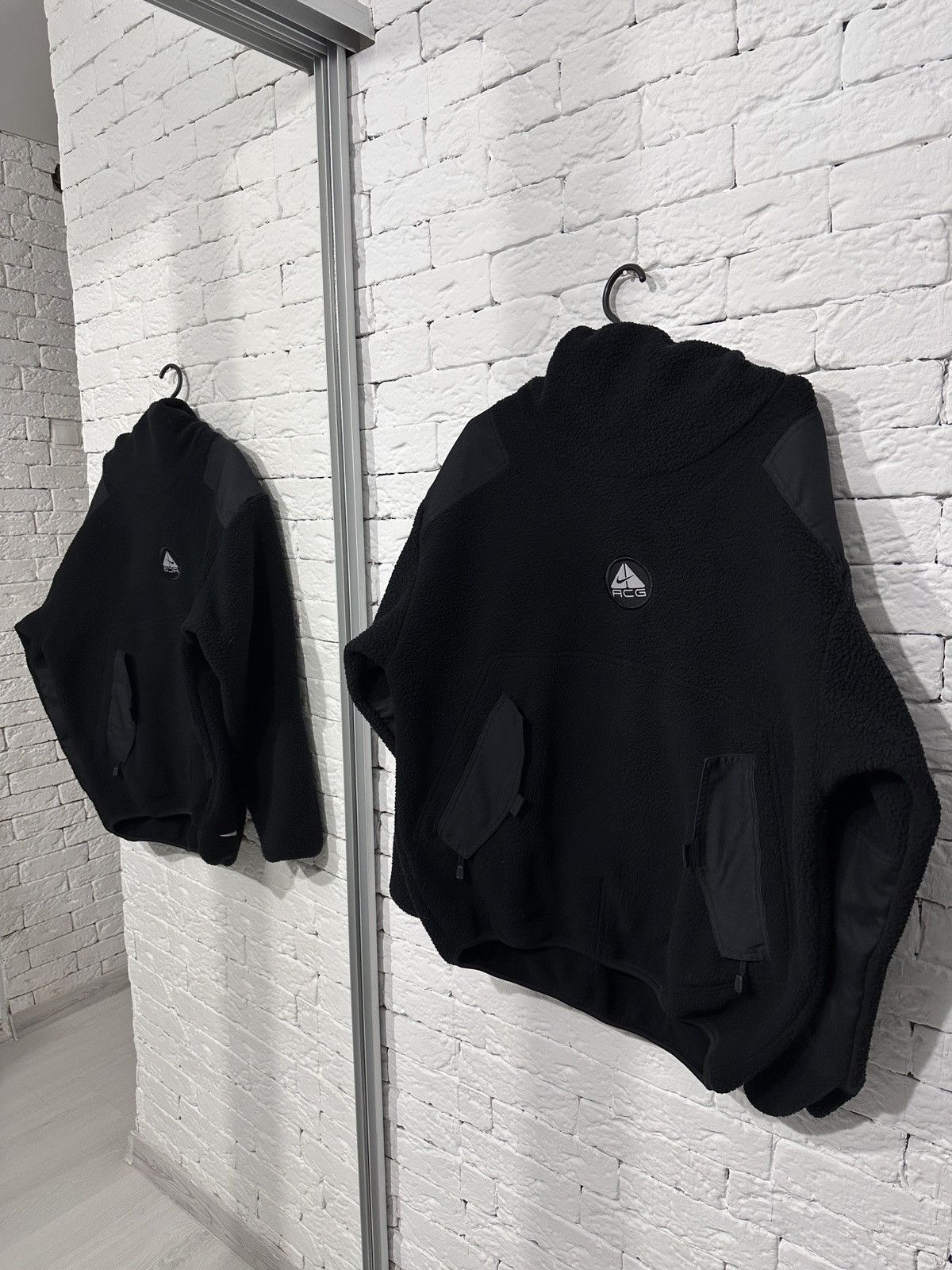 Nike ACG Black Nike ACG Ninja Sherpa Fleece Balaclava Hoodie Size M Size US M / EU 48-50 / 2 - 2 Thumbnail