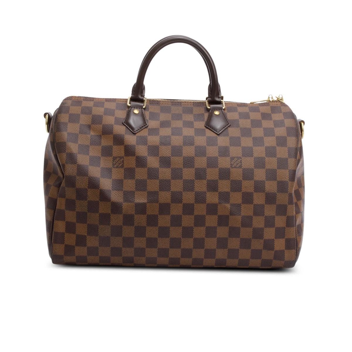 Louis Vuitton LOUIS VUITTON Damier Ebene Speedy Bandouliere 35 Size ONE SIZE - 3 Thumbnail
