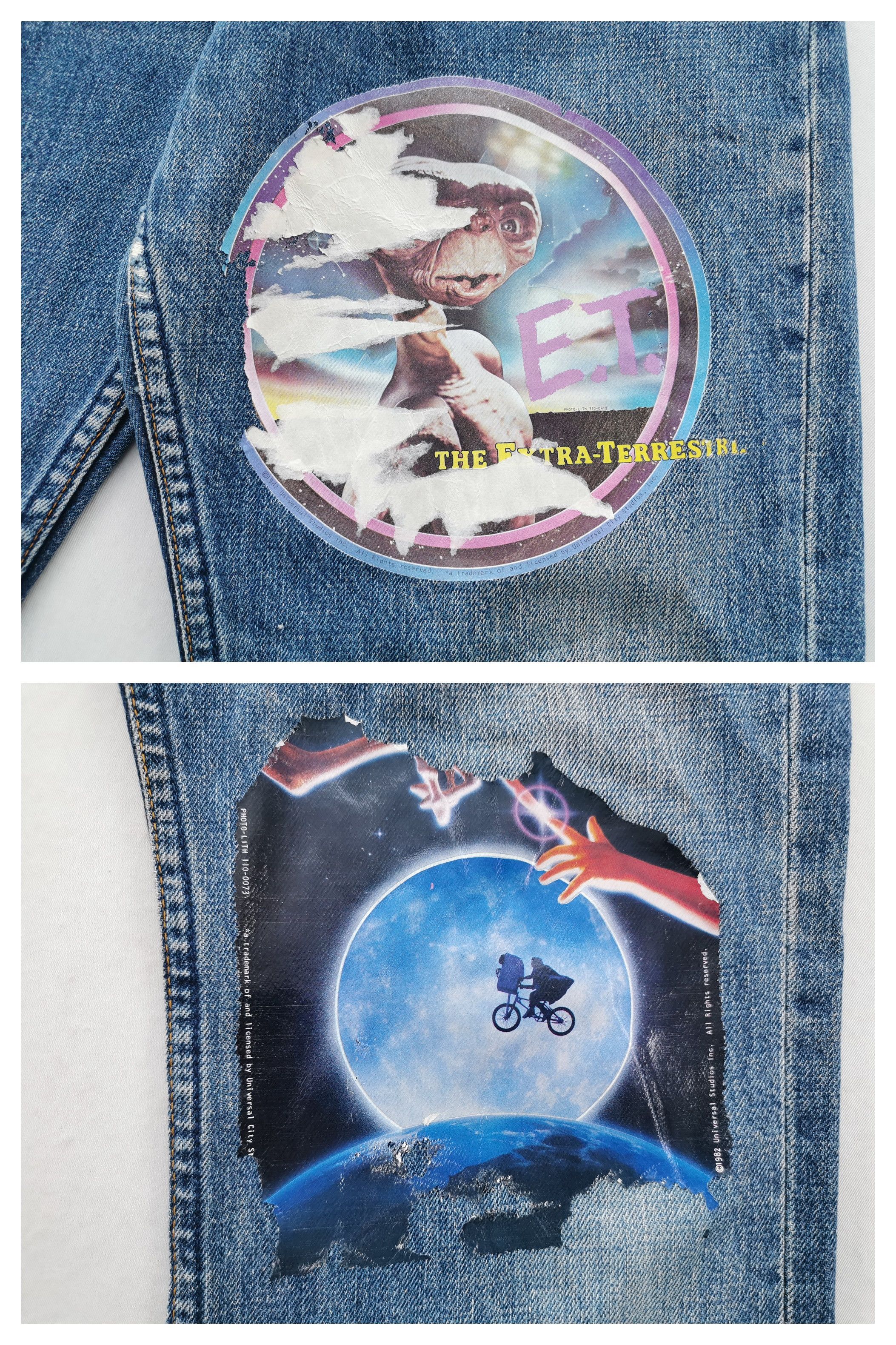 Levi's Vintage Levis X ET Movie Denim Jeans Made In Japan Size 31 Size US 31 - 8 Thumbnail