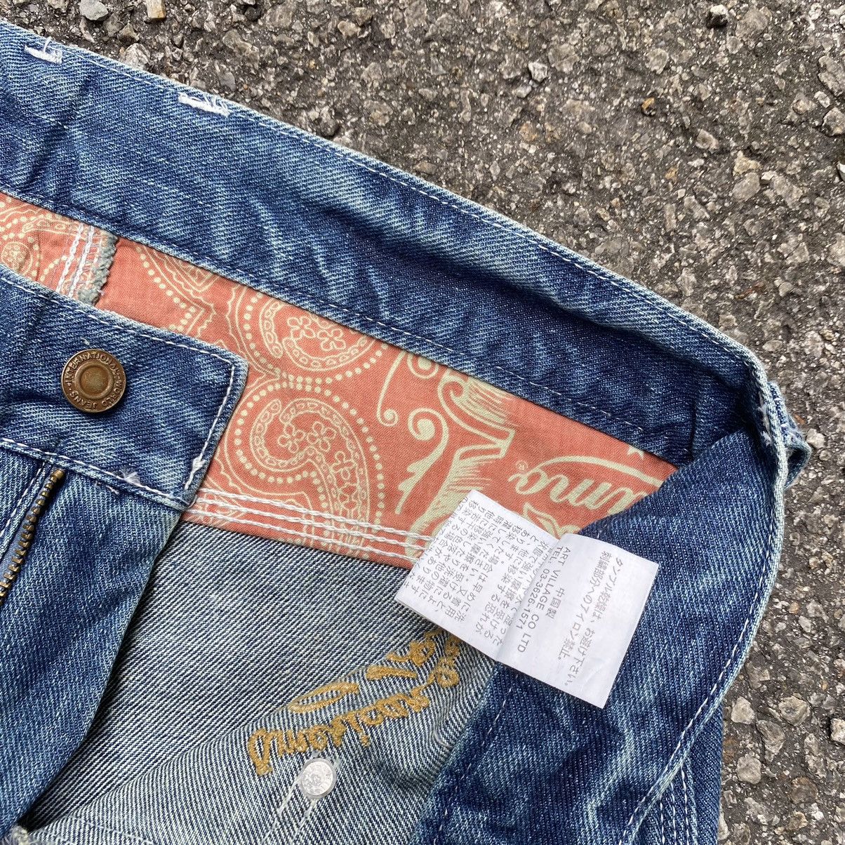 Other Patched Jeans Double Knee Distressed Denim Patchwork Size US 31 - 5 Thumbnail