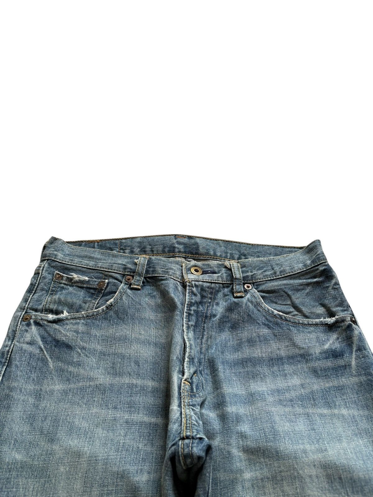 Levi's Vintage 90s Levis 502 Faded Wash Distressed Loose Jeans Size US 31 - 4 Thumbnail