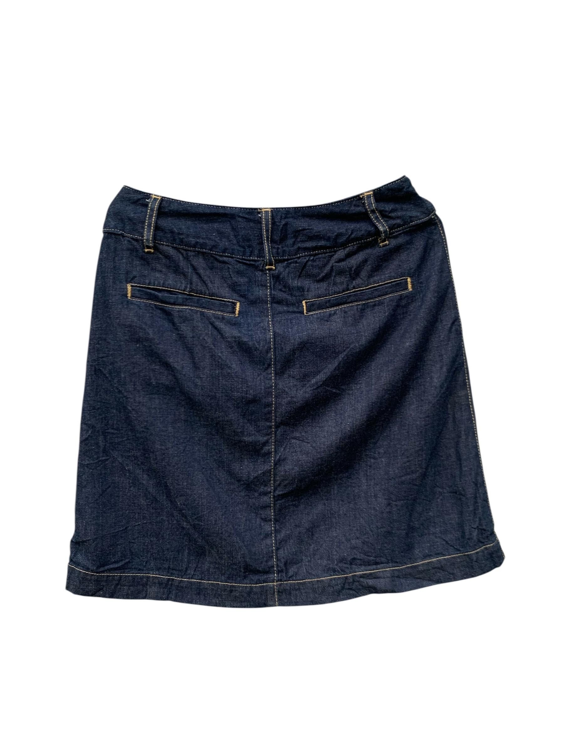 Blue Blue Japan Vintage Blue Blue Mini Skirt Size 28" / US 6 / IT 42 - 2 Thumbnail