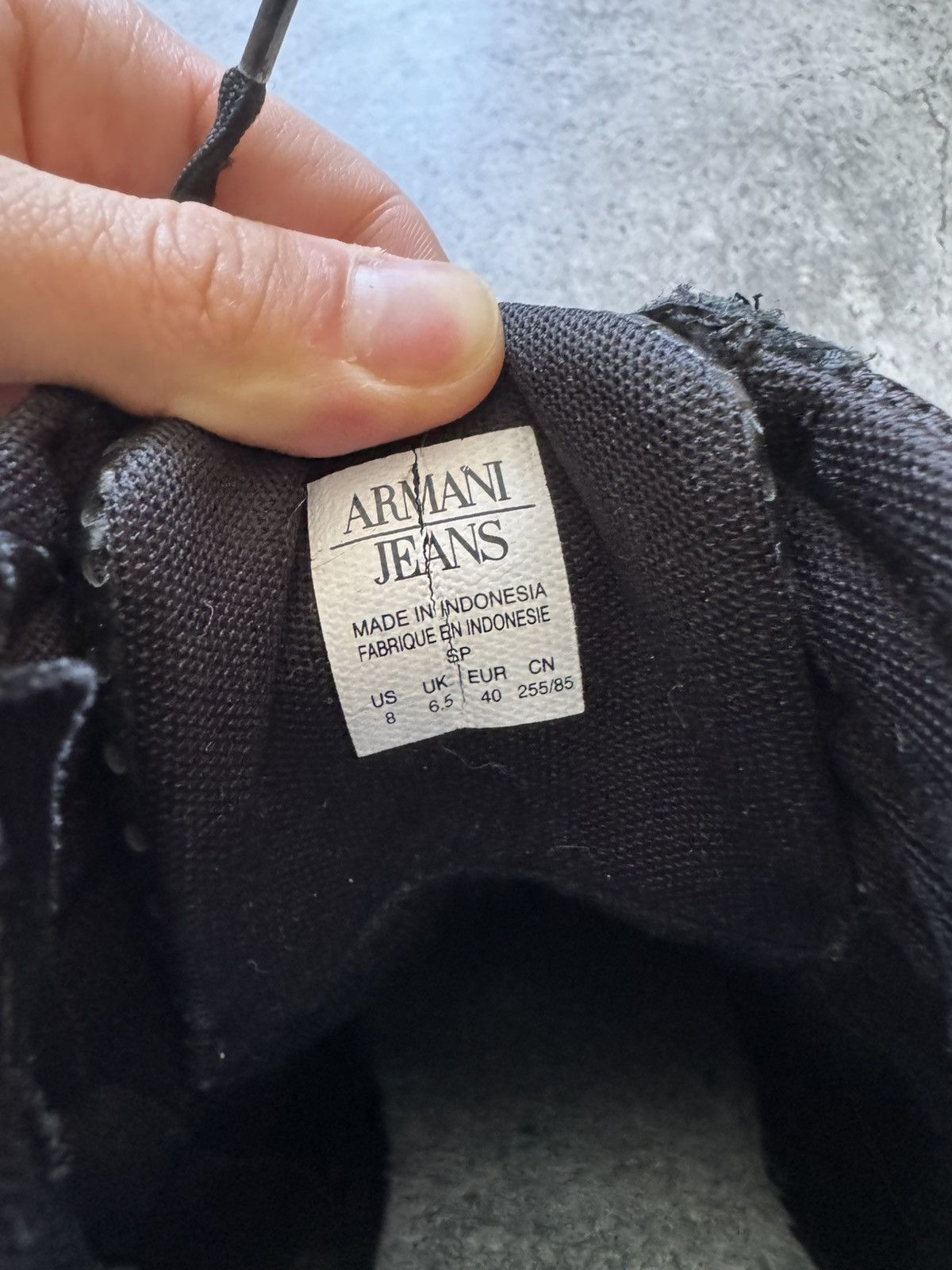Giorgio Armani Giorgio Armani Vintage Hi-Top Sneakers isabel marant Style Size US 10 / IT 40 - 9 Thumbnail