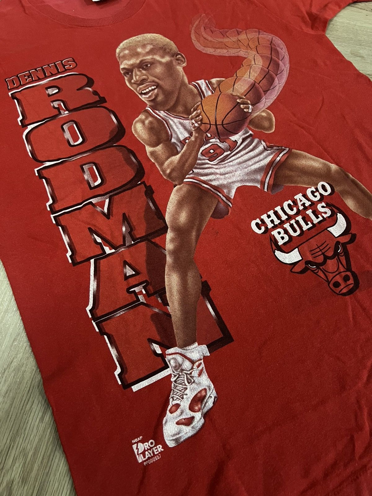 NBA × Vintage Vintage Dennis Rodman Chicago Bulls NBA 90s Shirt Size US M / EU 48-50 / 2 - 2 Thumbnail