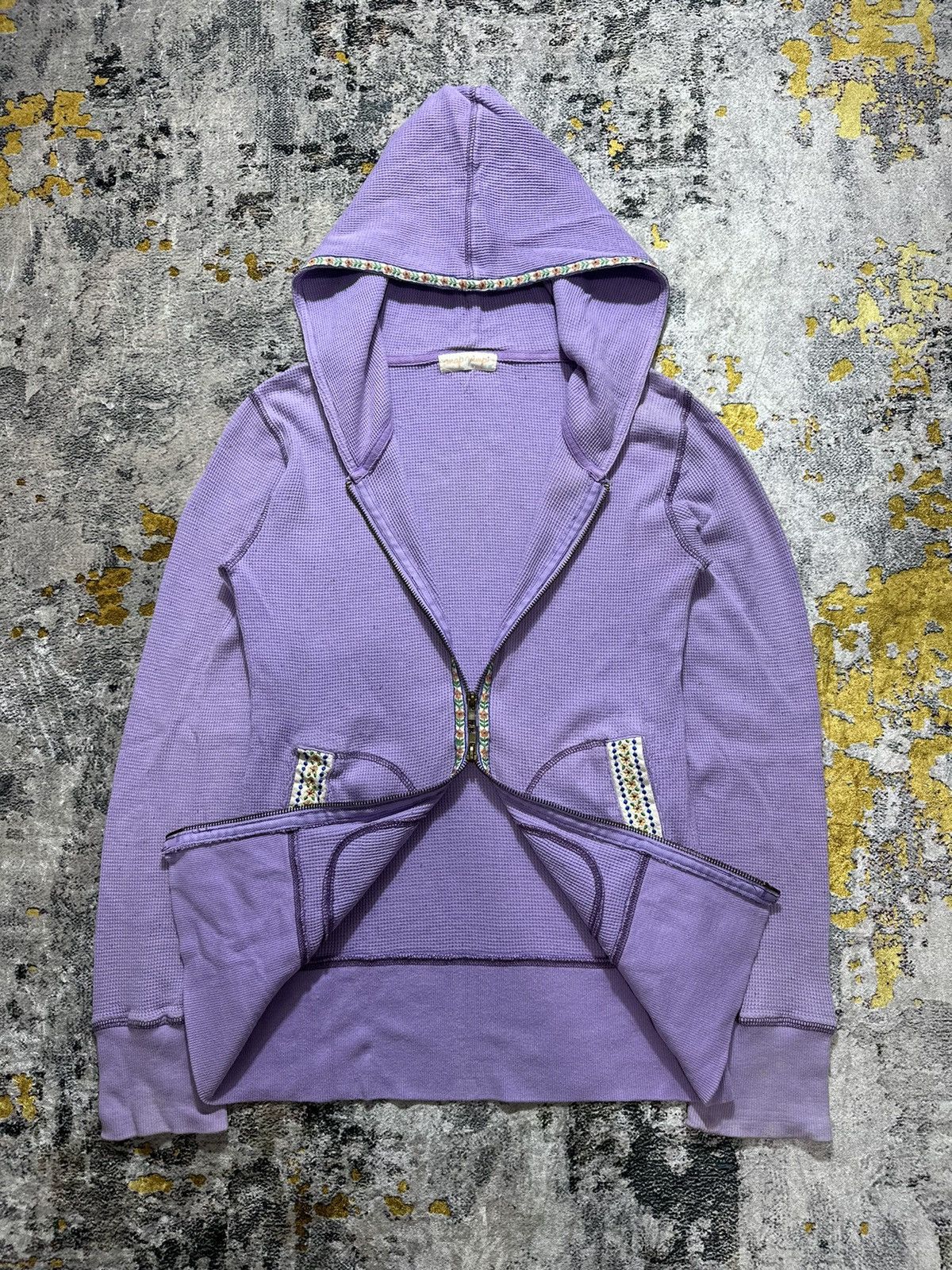 20471120 UNDEFINED THERMAL ANAP ZIP HOODIE PLAYBOI CARTI STYLE Size US XS / EU 42 / 0 - 7 Thumbnail