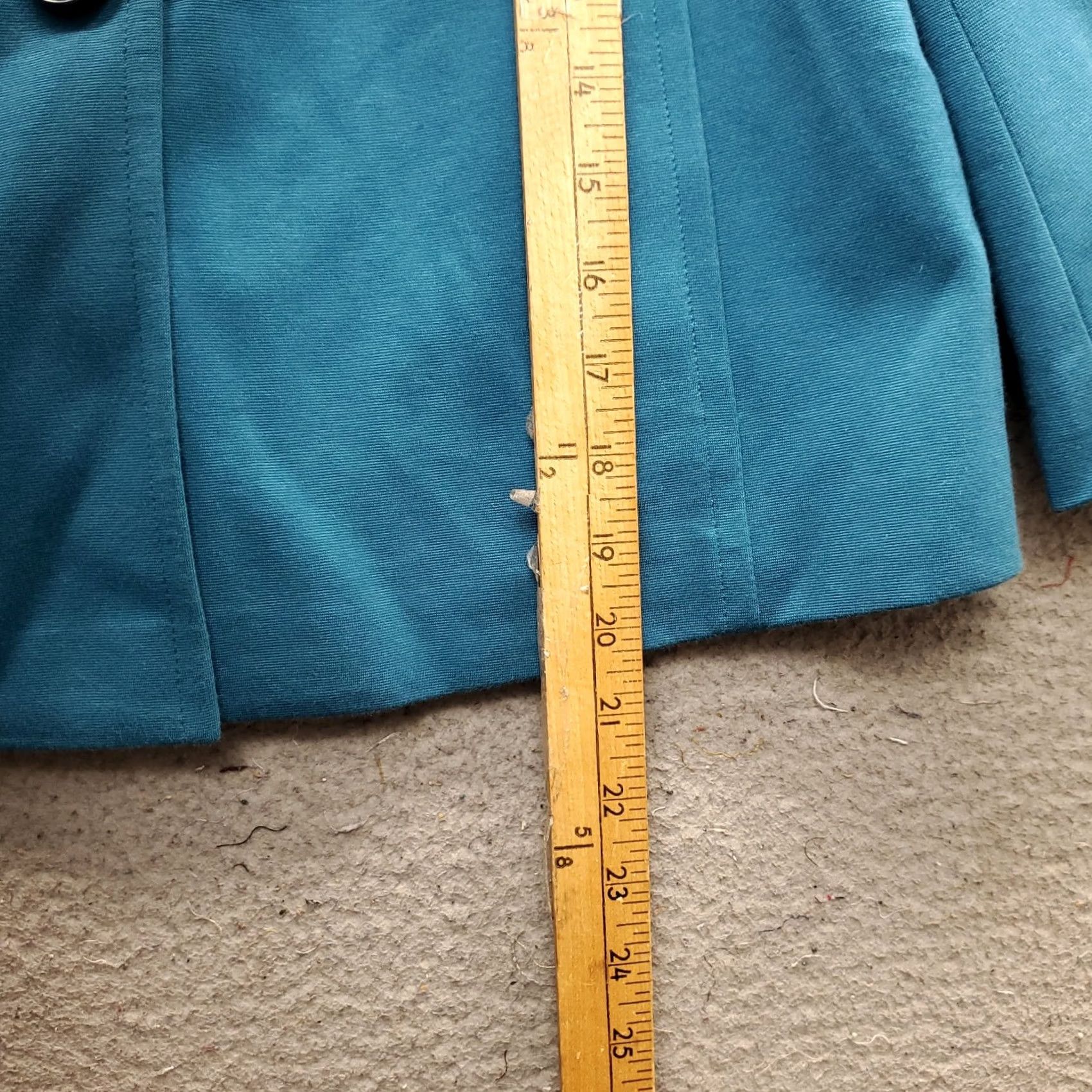 Talbots Talbots Cropped Blazer Jacket Womens 8 Petite Blue Stretch Collared Three Button Size M / US 6-8 / IT 42-44 - 5 Thumbnail