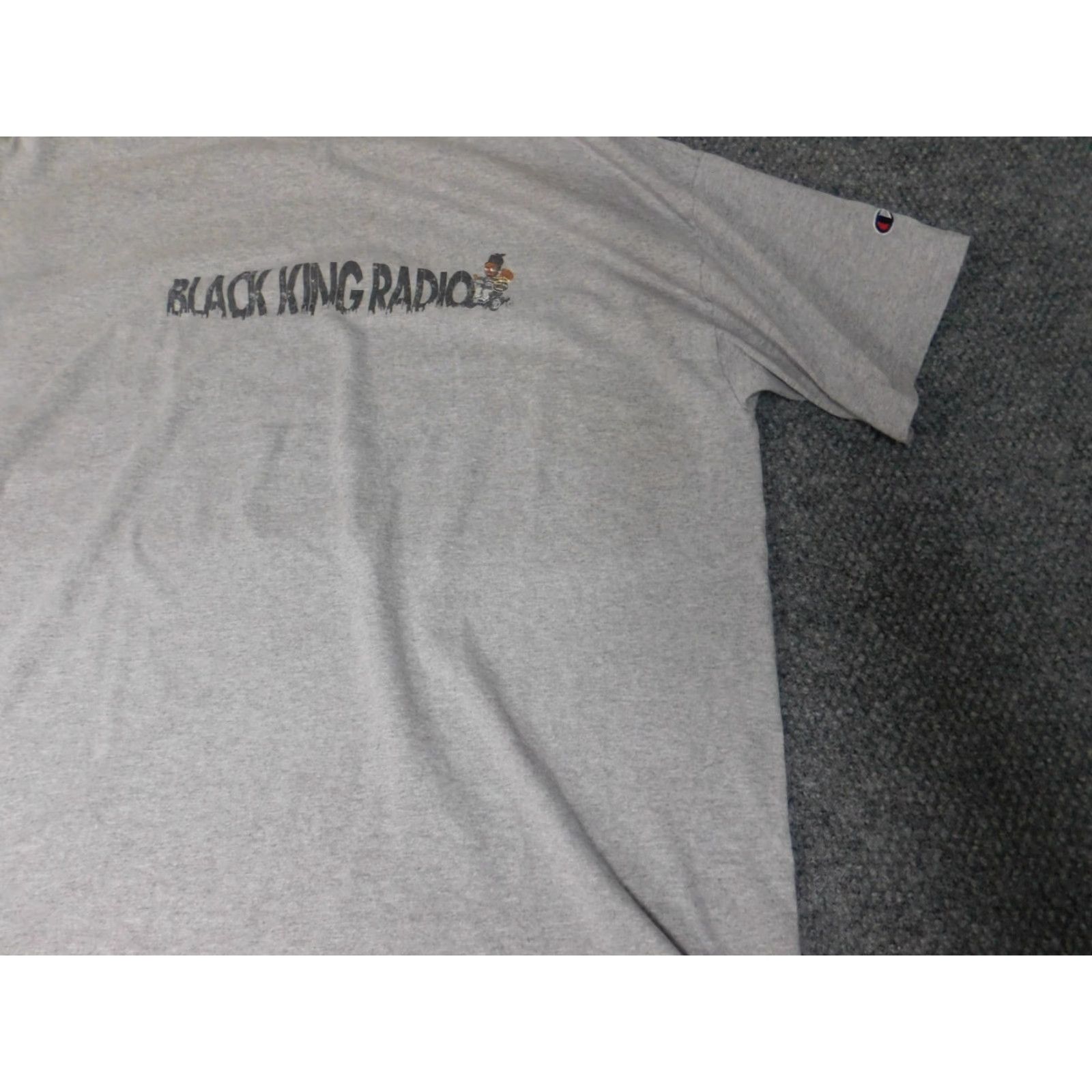 Champion Champion Mens Shirt 2XL Gray Logo Short Sleeve Crew Neck Cotton Spandex Knit T-Shirt Size US XXL / EU 58 / 5 - 3 Thumbnail