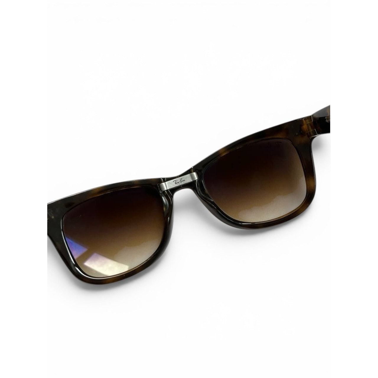RayBan Ray Ban Folding Wayfarer Tortoiseshell Sunglasses Size ONE SIZE - 19 Thumbnail