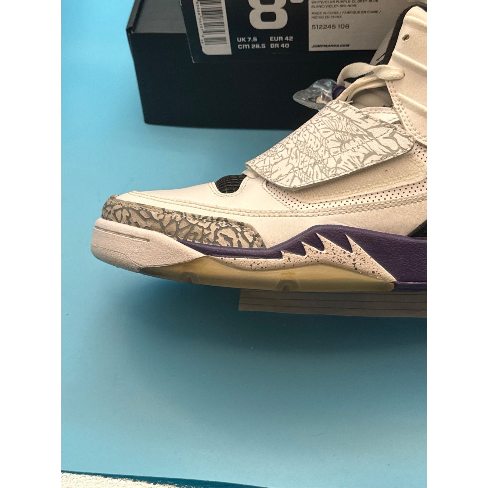 Jordan Brand Jordan Son of Mars 2011 Club Purple m8.5 w10 Size US 8.5 / EU 41-42 - 12 Thumbnail