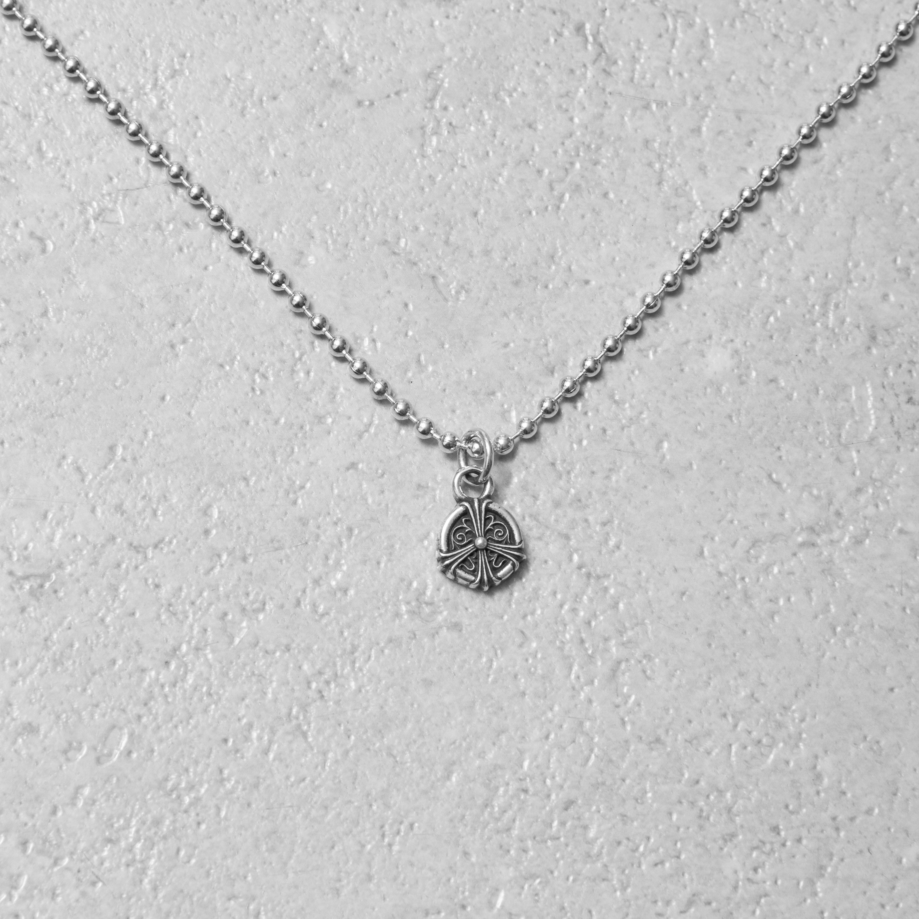 Chrome Hearts CHROME HEARTS Peace Sign Ball Chain Necklace Size ONE SIZE - 1 Thumbnail