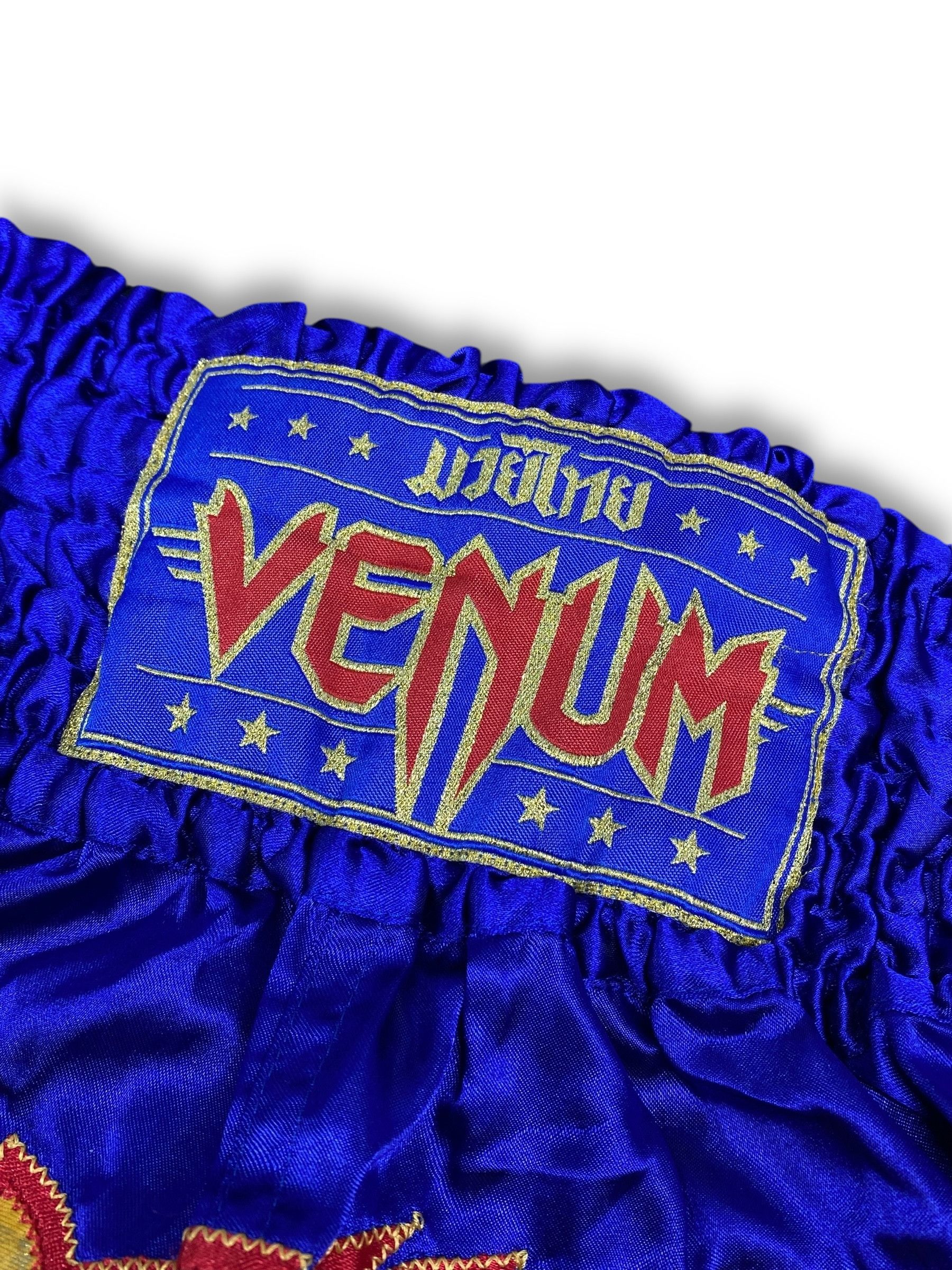 Other 🔥 Y2K VENUM VINTAGE MUAI THAI MMA SATIN HYPE SHORTS Size US 32 / EU 48 - 4 Thumbnail