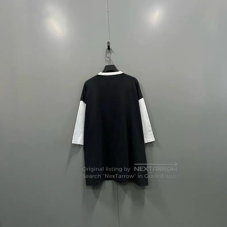 Balenciaga Balenciaga Color Block Circle Logo Embroidered Short Sleev Size US M / EU 48-50 / 2 - 2 Thumbnail