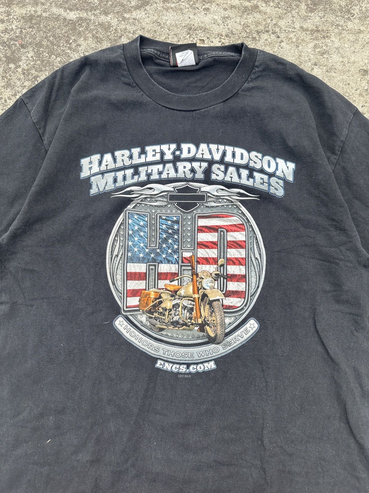 Harley Davidson × Vintage Vintage Harley Davidson Militray Sales Logo Very Rare USA L Size US L / EU 52-54 / 3 - 2 Thumbnail