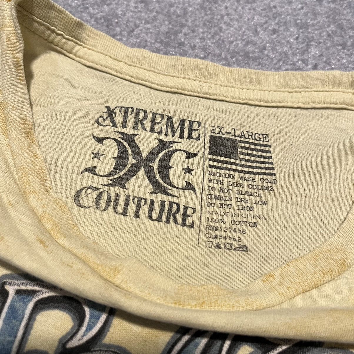 Affliction Vintage Y2K Affliction Xtreme Couture Eagle Graphic T Shirt Size US XXL / EU 58 / 5 - 5 Thumbnail
