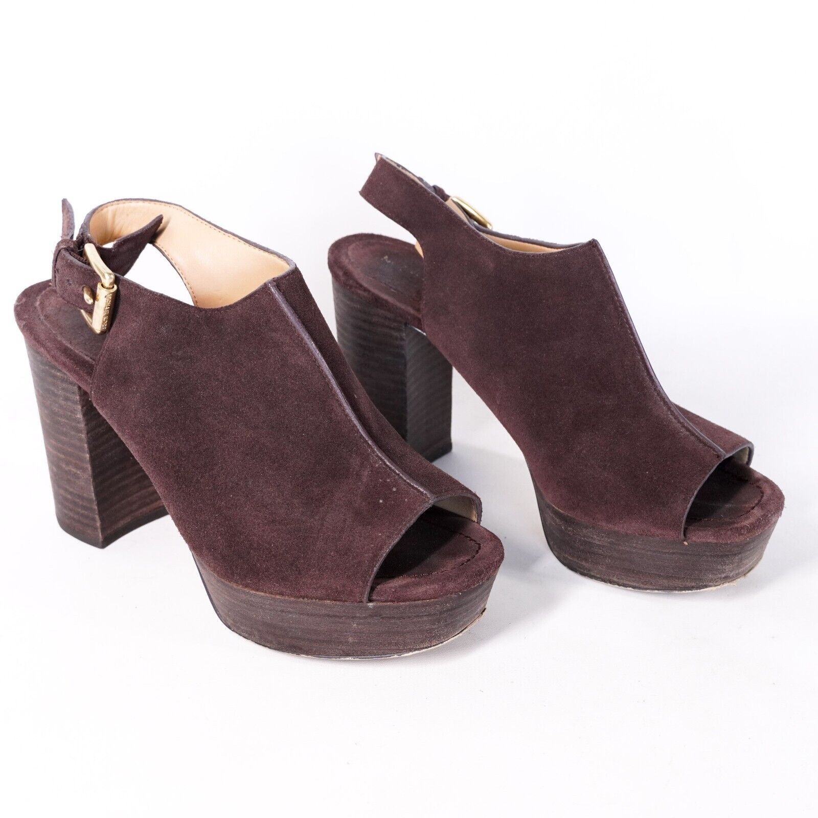 Michael Kors Michael Kors Leather Strapback Platform Heels W 6M Shoes Size US 6 / IT 36 - 1 Thumbnail
