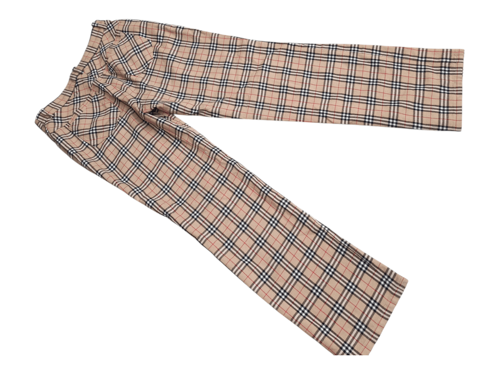 Burberry 🔥VINTAGE BURBERRY NOVA CHECK BLUE LABEL Japan Wool Pants Size 26" / US 2 / IT 38 - 3 Thumbnail