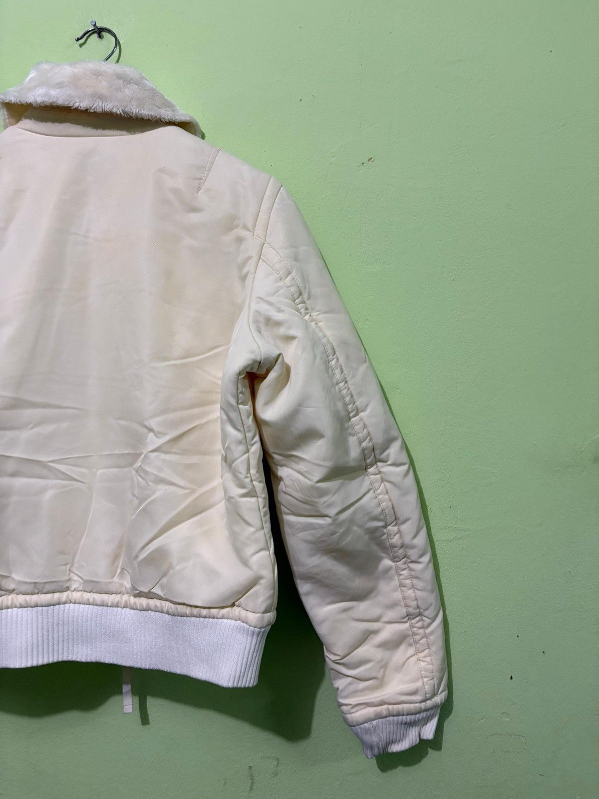 Polo Ralph Lauren × Vintage Polo Jeans Ralph Lauren Bomber Cropped Jacket Fur Collar Size US M / EU 48-50 / 2 - 9 Thumbnail