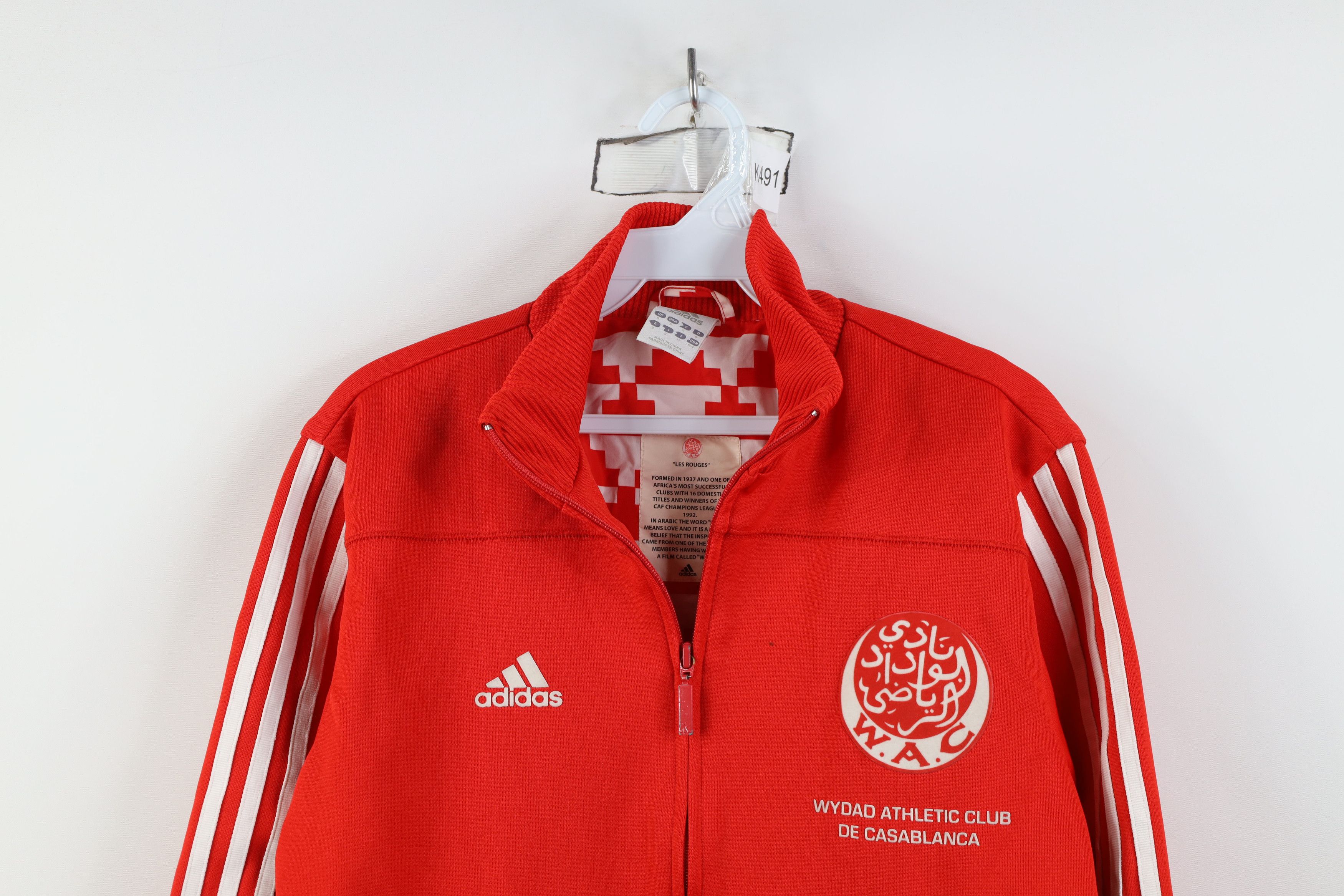 Adidas Vintage Adidas Club Casablanca Football Soccer Jacket Size US S / EU 44-46 / 1 - 2 Thumbnail
