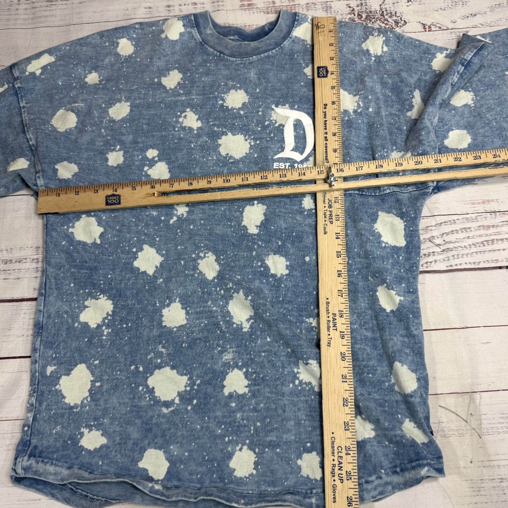 Disney Disney Disneyland Resort Spell Out Blue Long Sleeve Shirt XS Mens Cotton Size US XS / EU 42 / 0 - 2 Thumbnail
