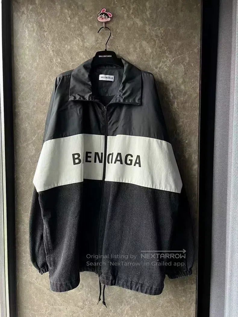 Balenciaga Balenciaga Denim Patchwork Windbreaker Size XS / US 0-2 / IT 36-38 - 1 Thumbnail