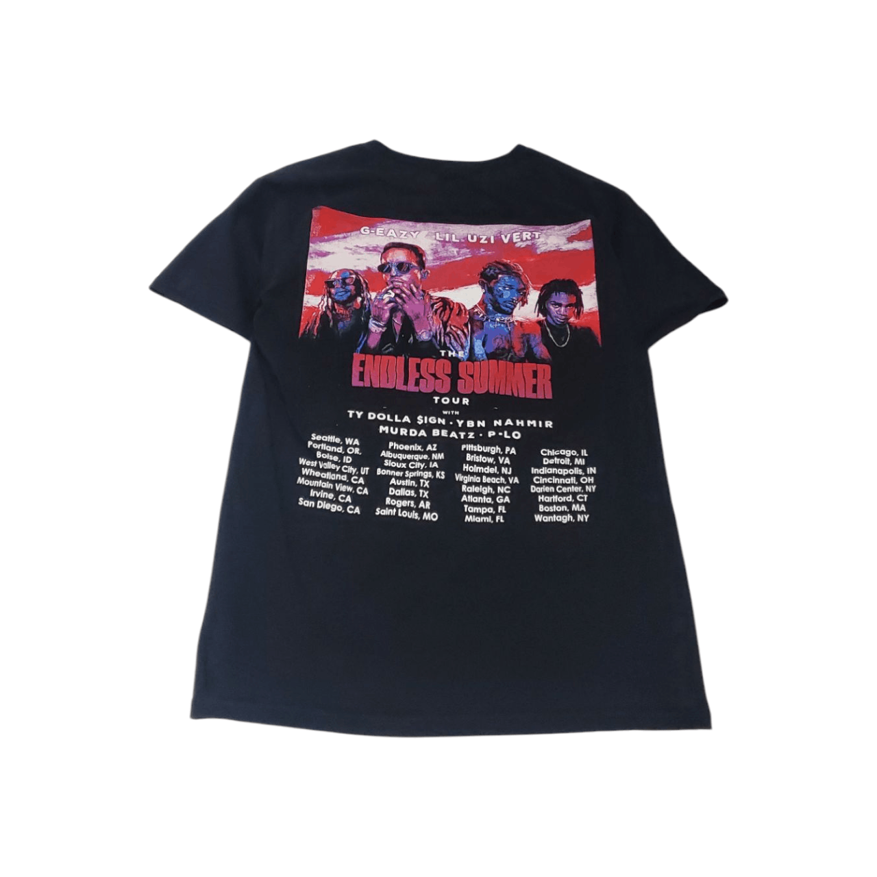 Band Tees × Rap Tees 2018 G Eazy & Lil Uzi Vert Endless Summer T-Shirt Size US S / EU 44-46 / 1 - 4 Thumbnail