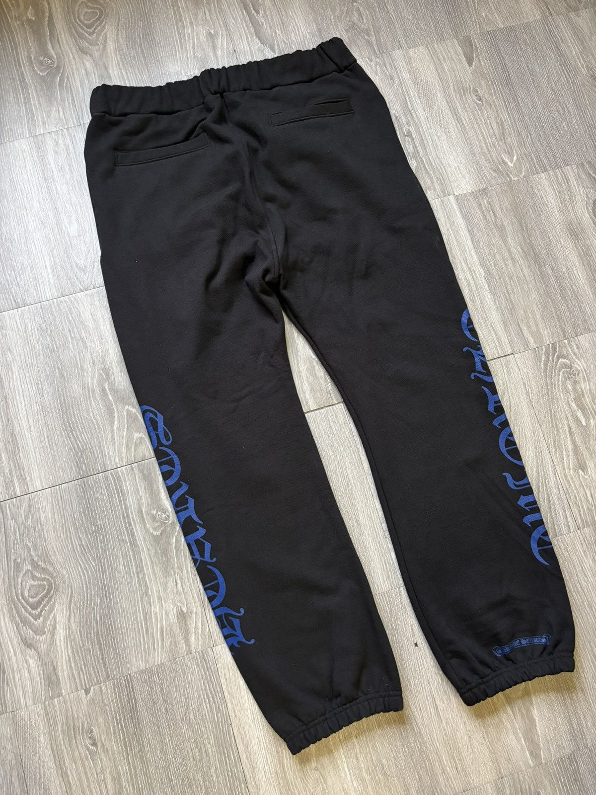Chrome Hearts Chrome Hearts Black Blue Horseshoe Logo Sweatpants Size US 32 / EU 48 - 5 Thumbnail