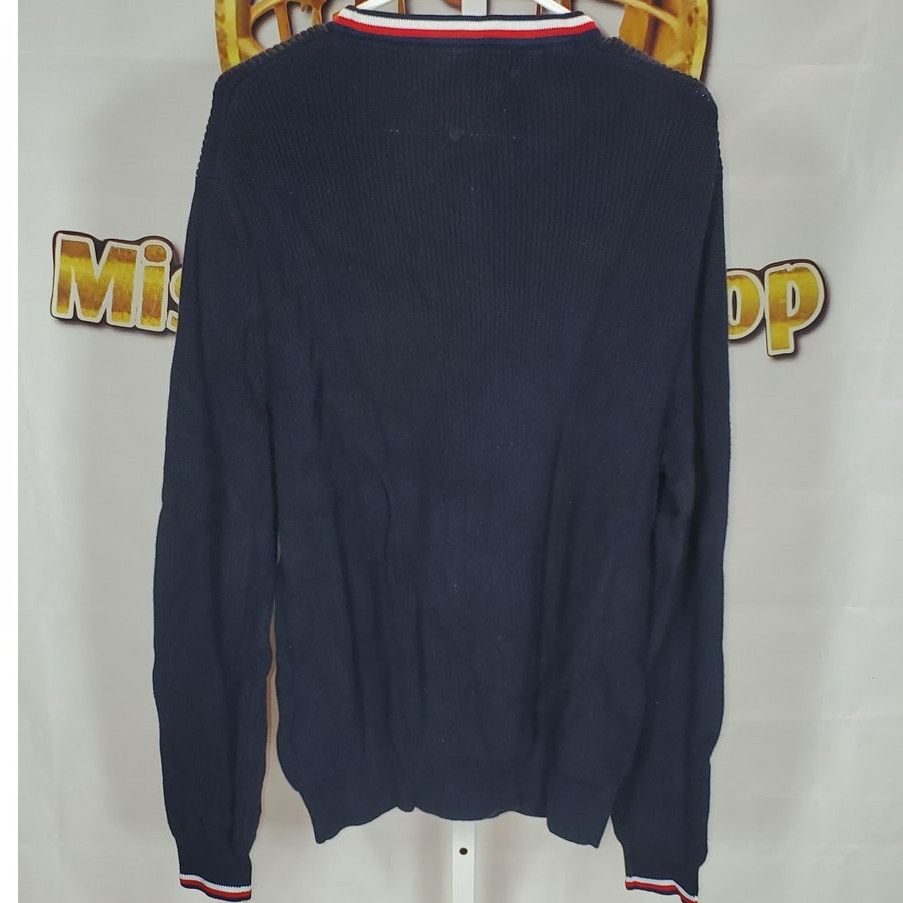 Tommy Hilfiger Tommy Hilfiger Men’s Blue Crewneck Sweater Cotton Knit L Size US L / EU 52-54 / 3 - 2 Thumbnail