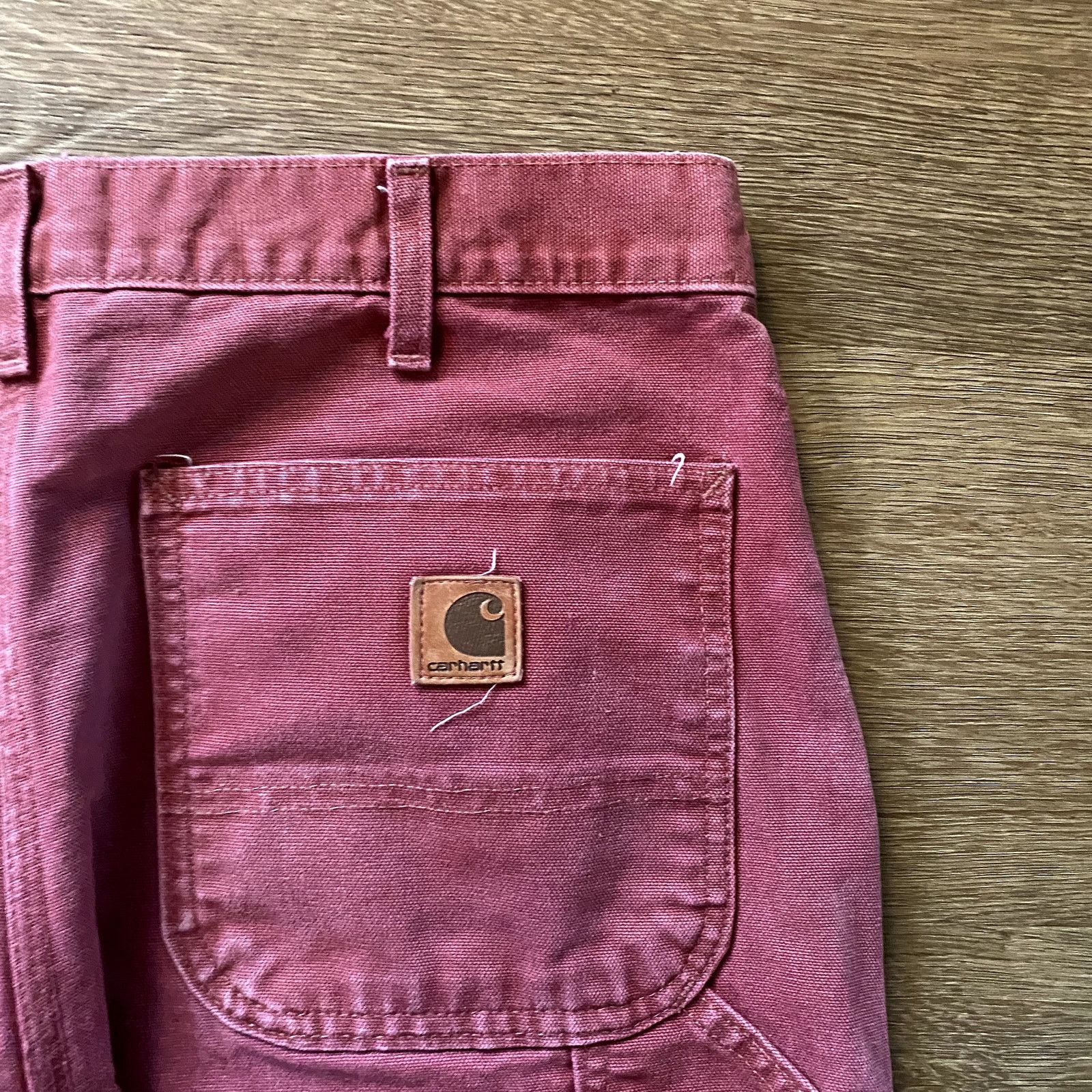 Carhartt Rare Red Carhartt Canvas Carpenter Pants Size US 34 / EU 50 - 6 Thumbnail