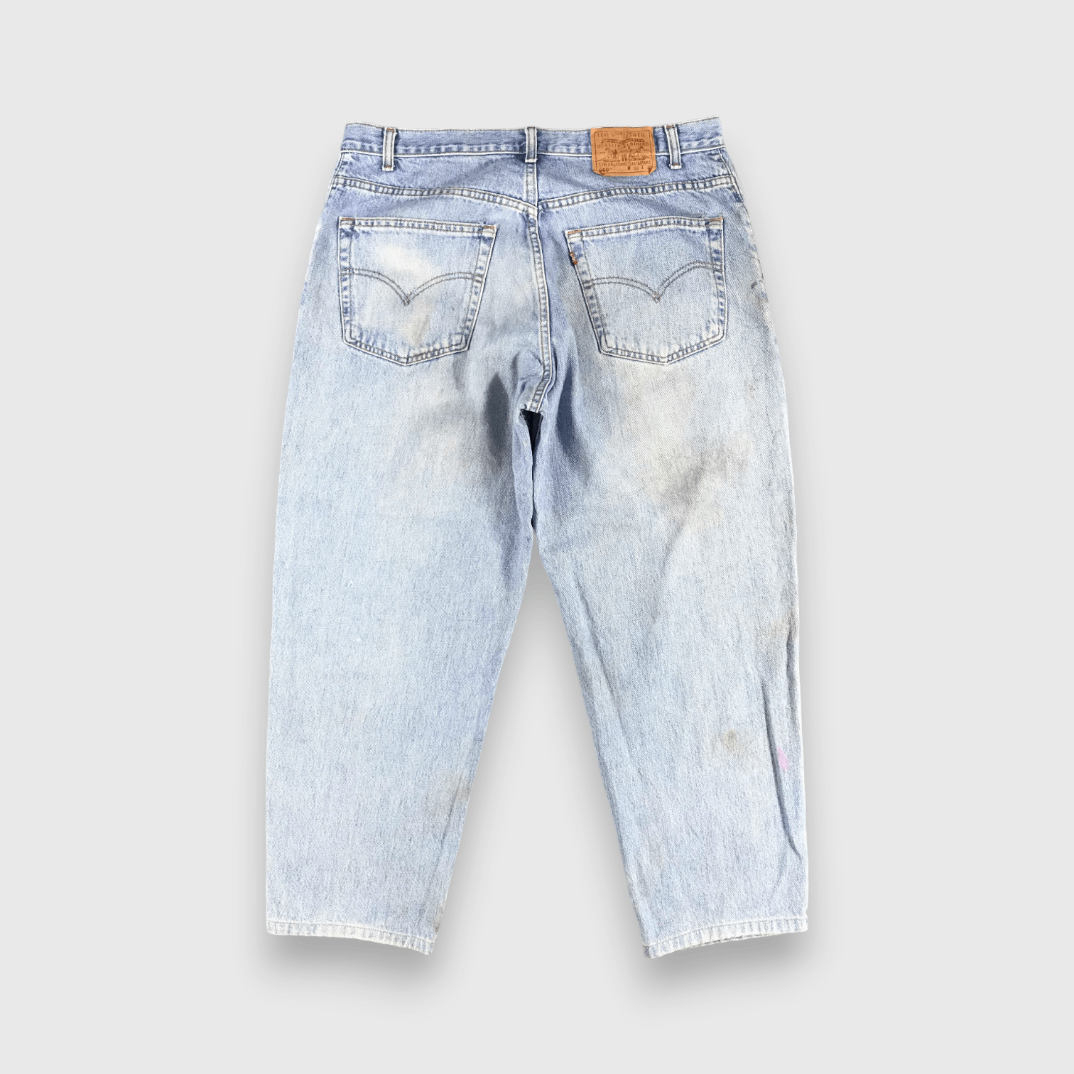 Levi's Vintage 90s Light Wash Levis 560 Jeans-J1681 Size US 38 / EU 54 - 2 Thumbnail