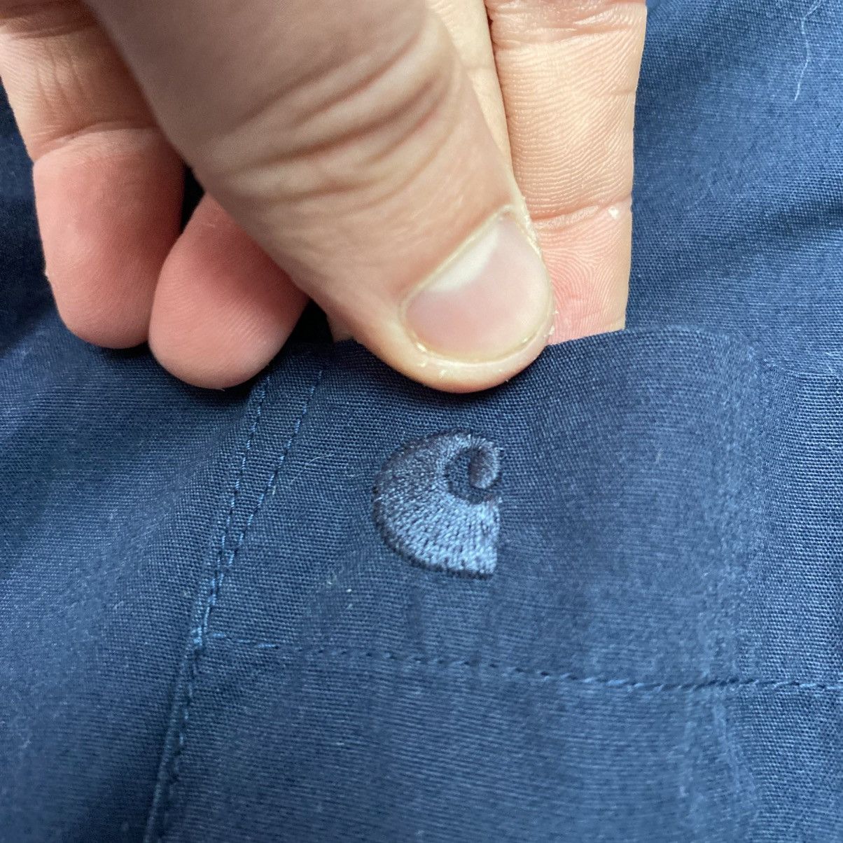 Carhartt Vintage Carhartt Wip Small logo button y2k opium shirt Size US M / EU 48-50 / 2 - 7 Thumbnail
