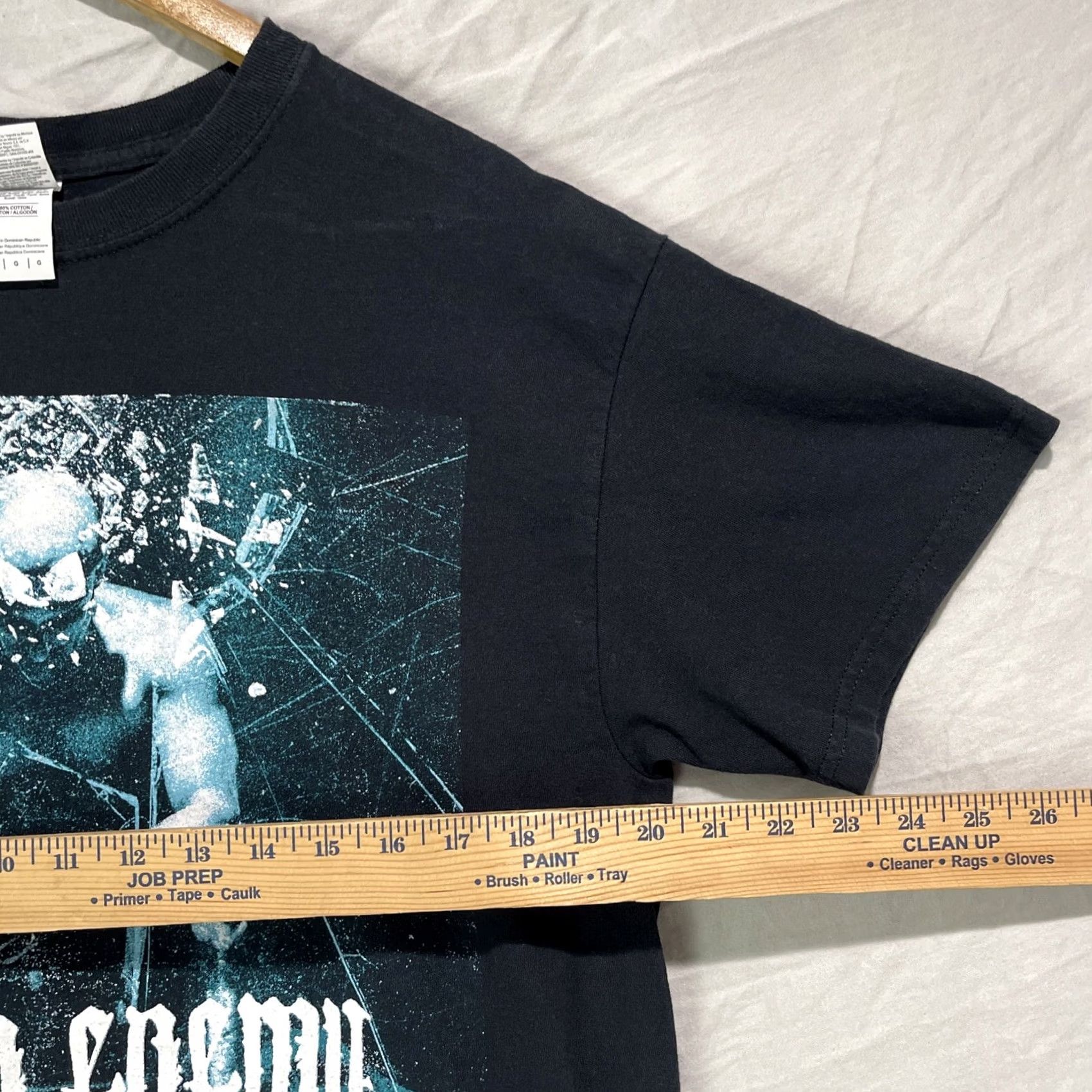 Gildan Sworn Enemy Shirt Mens Large Black Gamechanger NY Punk Band Step The Fcuk NYHC Size US L / EU 52-54 / 3 - 7 Thumbnail