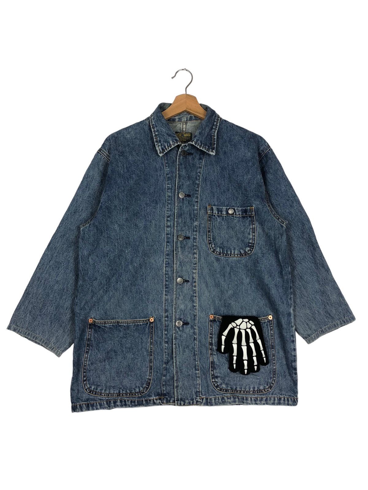 Buzz Rickson's 🔥80’s Denim Work Hikory Chore Jacket Valman Size US M / EU 48-50 / 2 - 1 Thumbnail