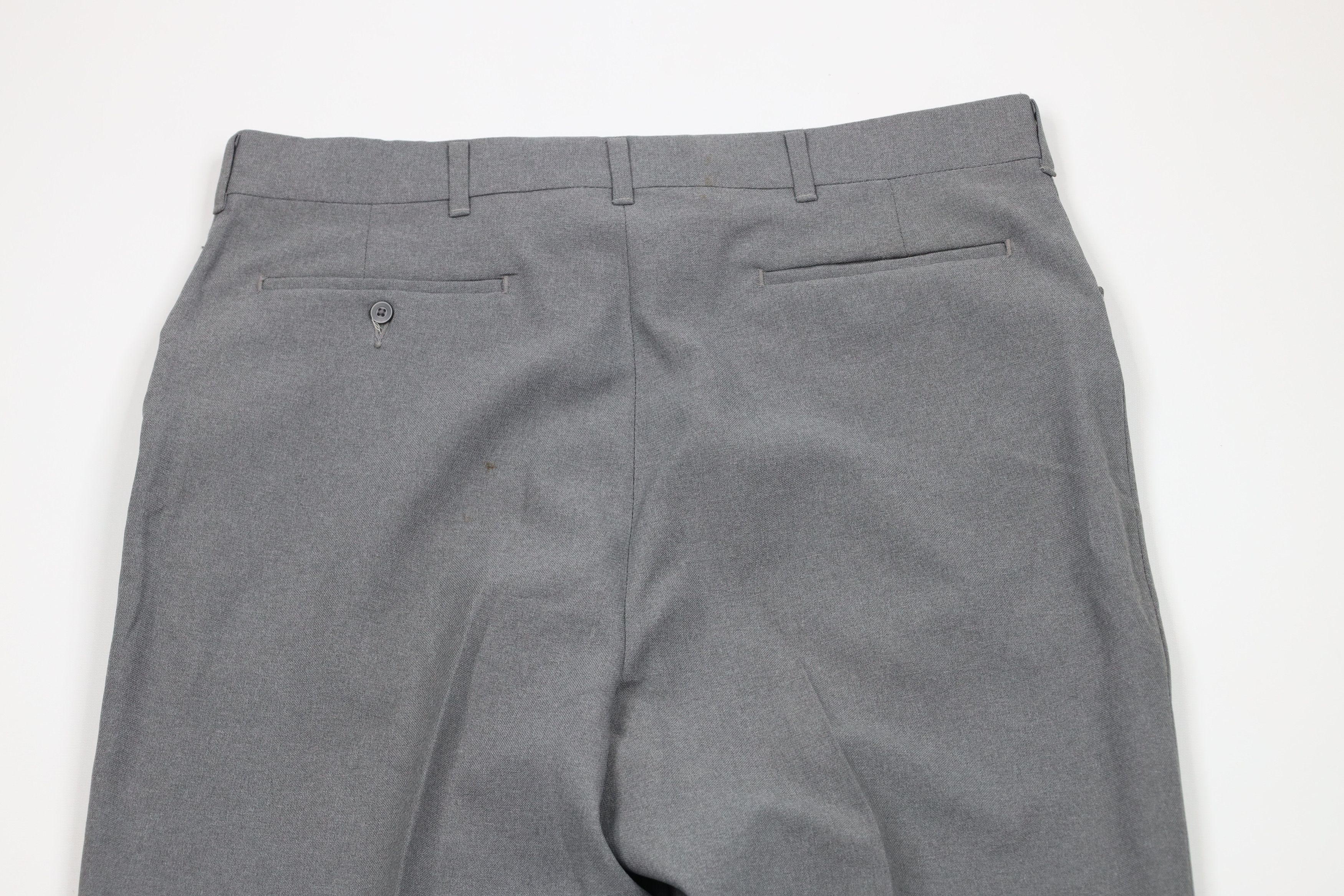 Vintage Vintage 70s Streetwear Wide Leg Chino Pants Heather Gray Size US 36 / EU 52 - 10 Thumbnail