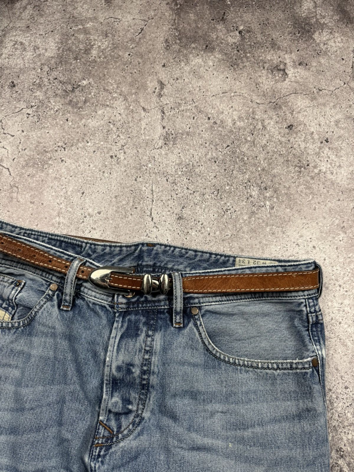 Japanese Brand 00’S NUMBER NINE STYLE JAPAN COWBOY Y2K NAVY BELT ARCHIVE Size ONE SIZE - 3 Thumbnail