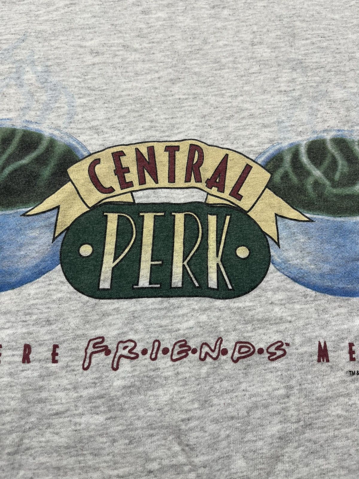Warner Bros VTG 90s Friends Central Perk Coffee T Shirt Warner Bros Sz S Size US S / EU 44-46 / 1 - 9 Thumbnail