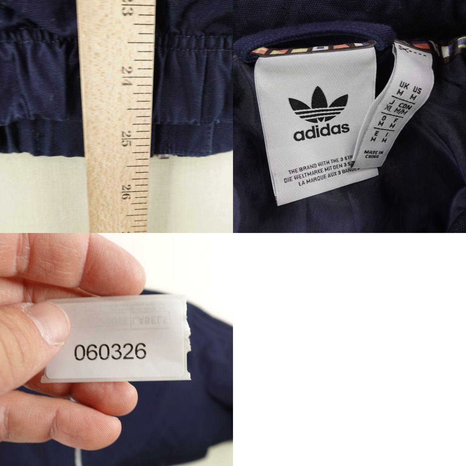 Adidas Adidas Jacket Mens Medium Blue Nice Dock Coat Legend Ink Utility Coat Full Zip Size US M / EU 48-50 / 2 - 8 Thumbnail