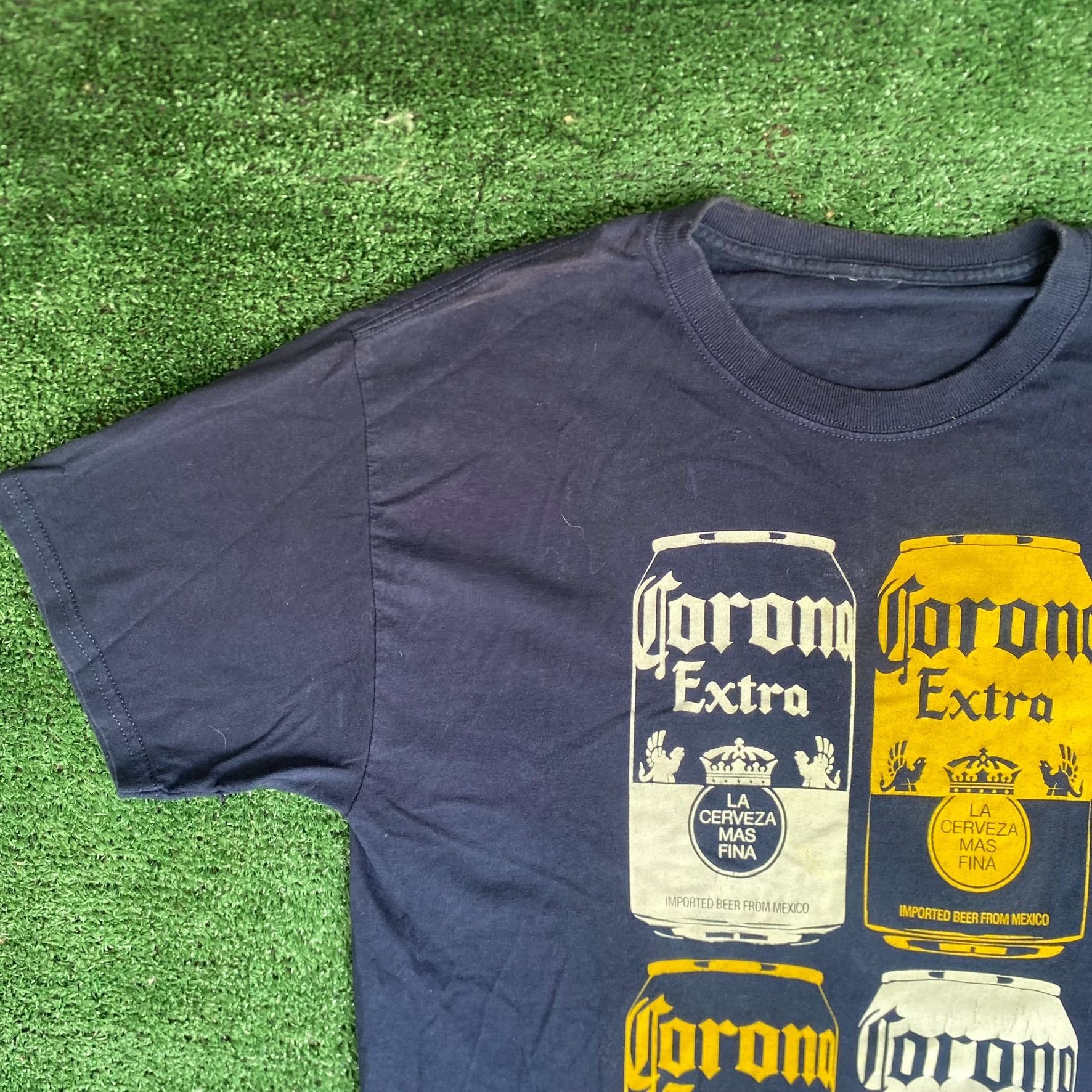 Vintage Vintage Y2K Corona Extra Shirt Beer Logo Alcohol Tee Size US M / EU 48-50 / 2 - 2 Thumbnail
