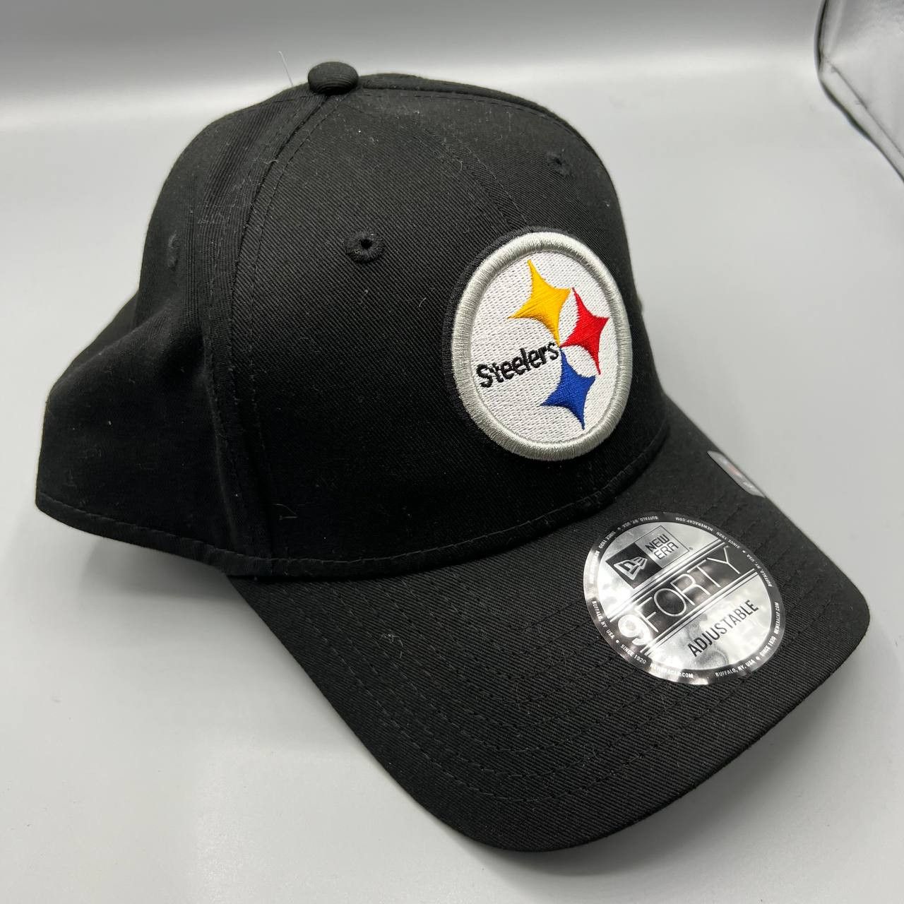 New Era Pittsburgh Steelers Hat Men Black NFL Snap Back Cap Size ONE SIZE - 3 Thumbnail
