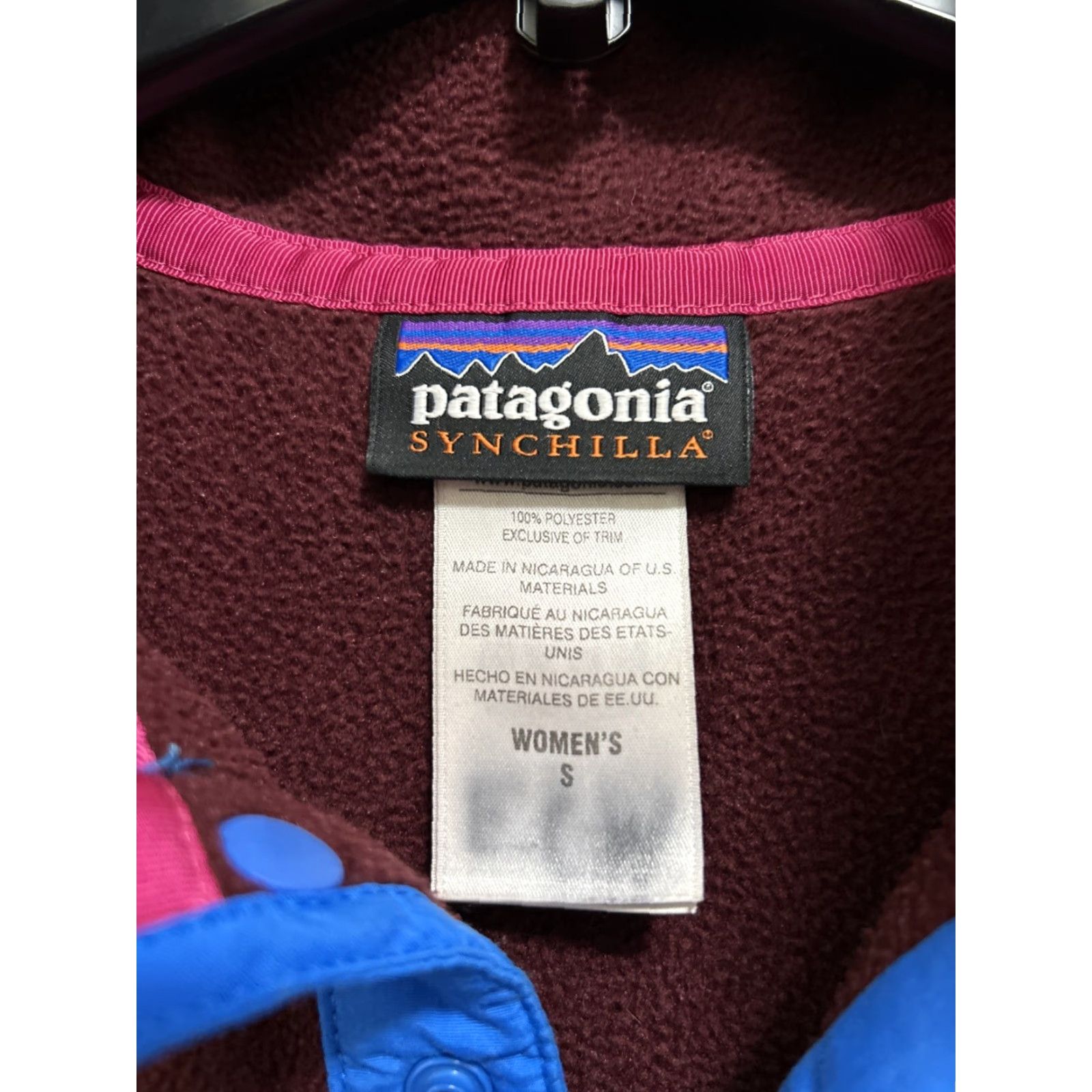 Patagonia Patagonia Synchilla Pullover Womens Small Radiant Magenta Fleece Snap T Lightweight Casual Sleeveless? Size S / US 4 / IT 40 - 6 Thumbnail