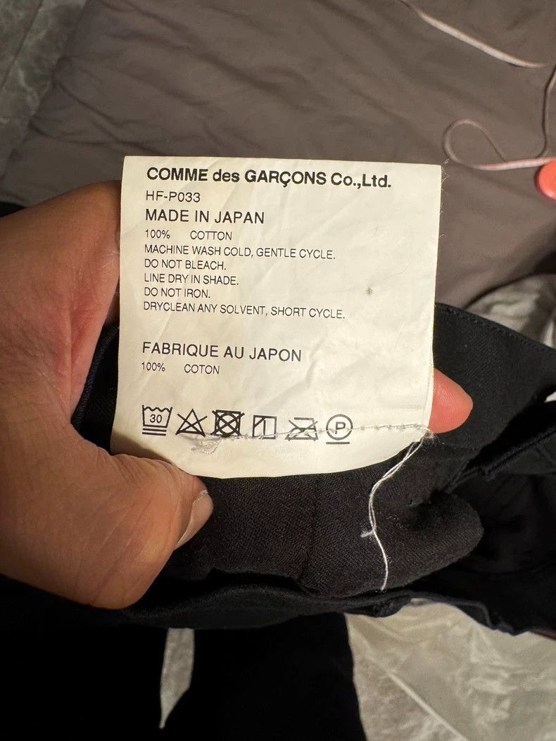 Comme des Garcons Comme Des Garcons Size L Black trousers 2503-Nextarrow Size US 32 / EU 48 - 3 Thumbnail